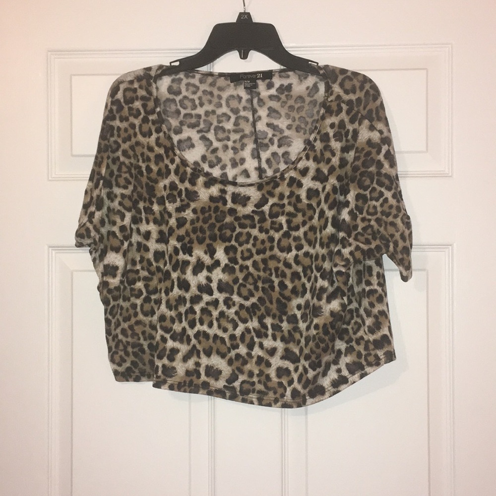 Leopard Crop Top